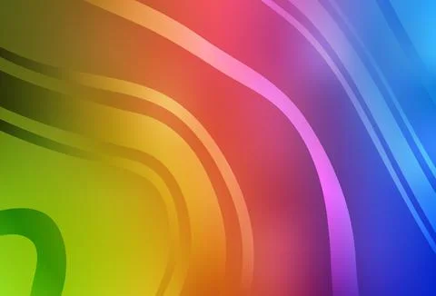 Light Multicolor vector glossy abstract layout. Illustrazione stock