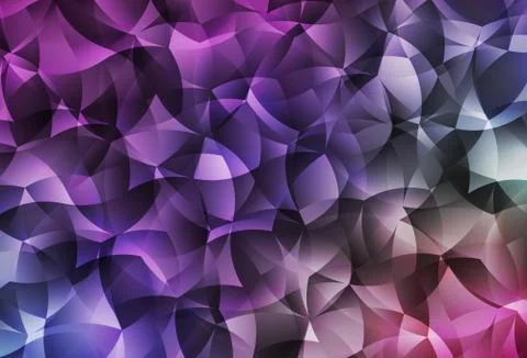 Light Multicolor vector gradient triangles pattern. Stock Illustration