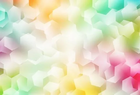 Light Multicolor vector gradient triangles texture. Stockillustratie