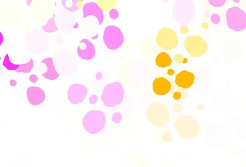 Light Multicolor vector layout with circle shapes. Illustrazione stock