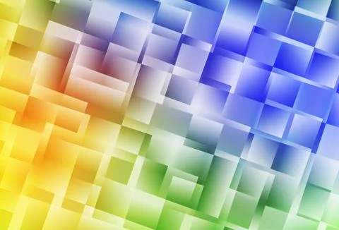 Light Multicolor vector low poly layout. Stock Illustration