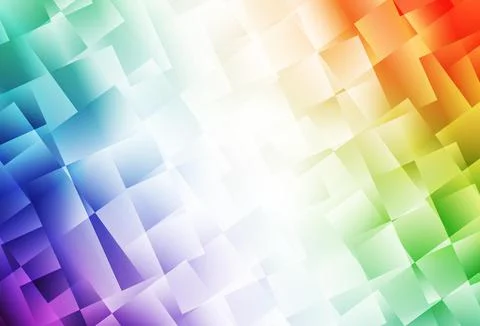 Light Multicolor vector low poly background. Stock Illustration