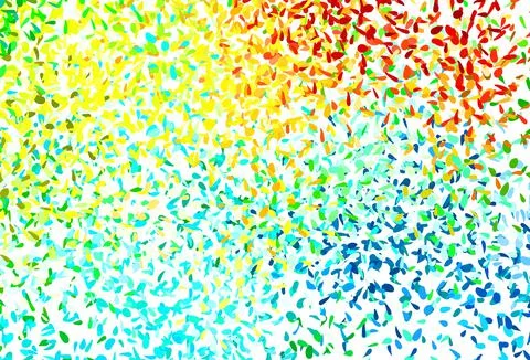 Light Multicolor vector natural pattern with leaves. Stock Illustration