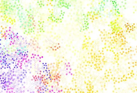 Light Multicolor vector pattern with artificial intelligence network. Stock Illustration