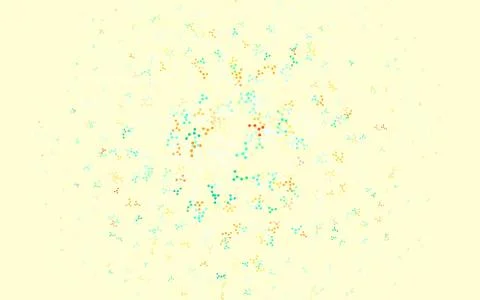 Light Multicolor vector pattern with artificial intelligence network. 스톡 일러스트