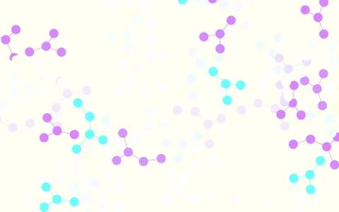 Light Multicolor vector pattern with artificial intelligence network. Stock Illustration