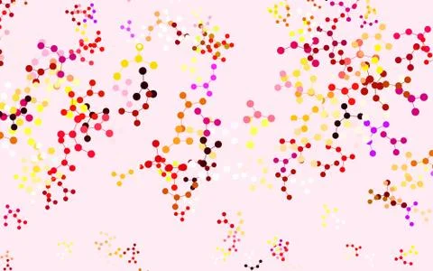 Light Multicolor vector pattern with artificial intelligence network. Illustrazione stock