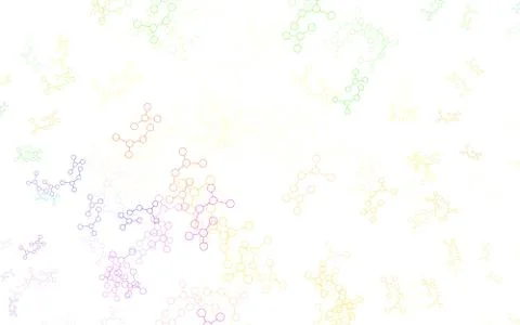 Light Multicolor vector pattern with artificial intelligence network. イラスト素材