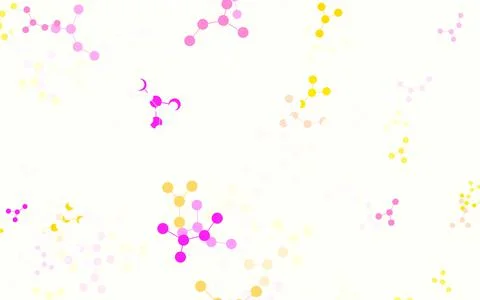 Light Multicolor vector pattern with artificial intelligence network. 스톡 일러스트