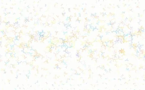 Light Multicolor vector pattern with artificial intelligence network. Stock Illustration