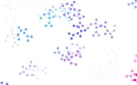 Light Multicolor vector pattern with artificial intelligence network. イラスト素材