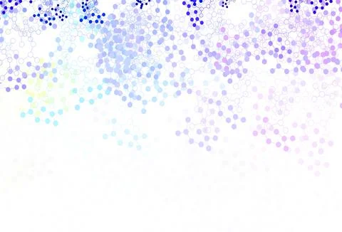 Light Multicolor vector pattern with artificial intelligence network. Stock Illustration