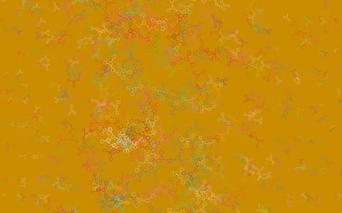 Light Multicolor vector pattern with artificial intelligence network. Illustrazione stock