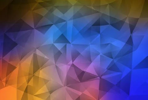 Light Multicolor vector pattern with polygonal style. 스톡 일러스트