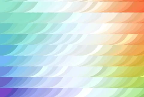 Light Multicolor vector pattern with random forms. Illustrazione stock