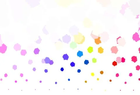 Light Multicolor vector pattern with random forms. Illustrazione stock