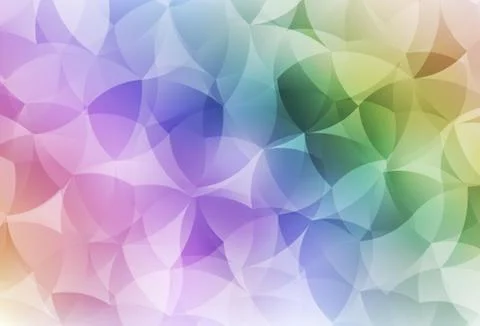 Light Multicolor vector pattern with random forms. Stock Illustration