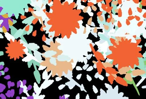 Light Multicolor vector pattern with random forms. Illustrazione stock
