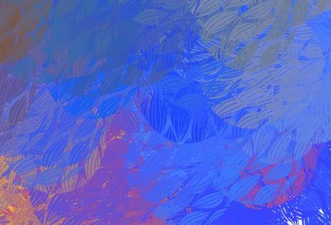 Light Multicolor vector pattern with random forms. Illustrazione stock