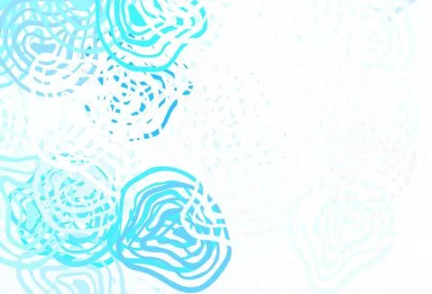 Light Multicolor vector pattern with random forms. Illustrazione stock