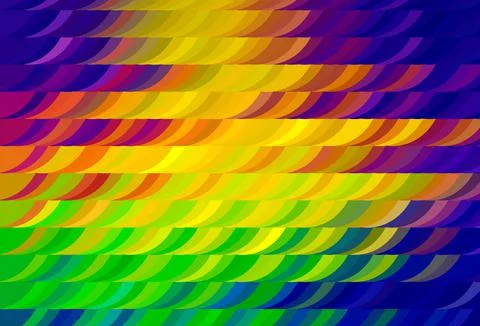 Light Multicolor vector pattern with random forms. Stock Illustration