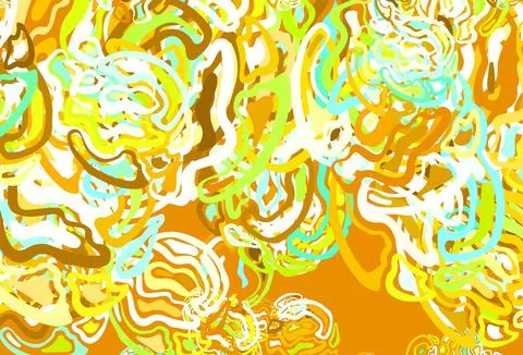 Light Multicolor vector pattern with random forms. 스톡 일러스트