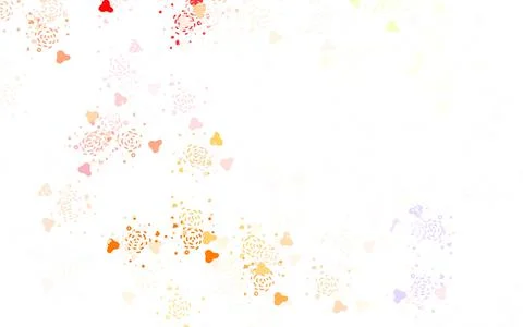Light Multicolor vector pattern with random forms. Stock Illustration