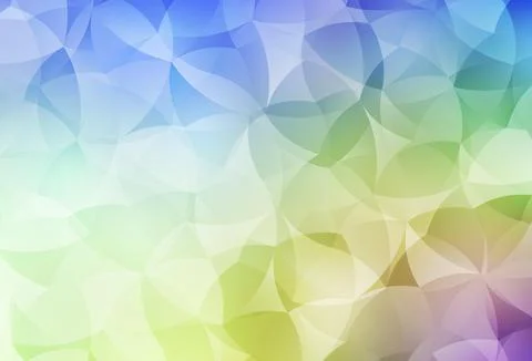 Light Multicolor vector pattern with random forms. Stock Illustration