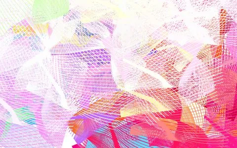 Light Multicolor vector pattern with random forms. Stock Illustration