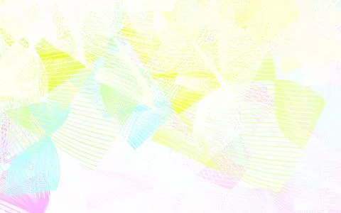 Light Multicolor vector pattern with random forms. Stock Illustration