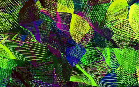 Light Multicolor vector pattern with random forms. Illustrazione stock