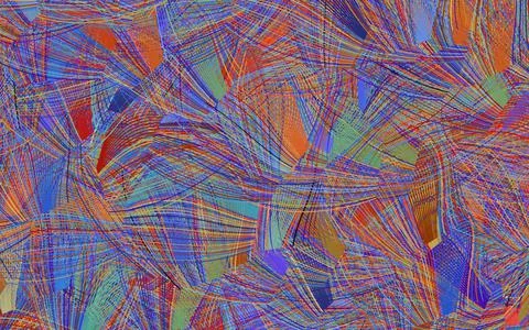 Light Multicolor vector pattern with random forms. Illustrazione stock