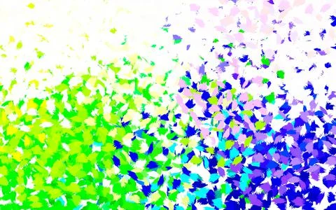 Light Multicolor vector pattern with random forms. Illustrazione stock