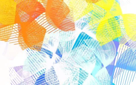 Light Multicolor vector pattern with random forms. 스톡 일러스트