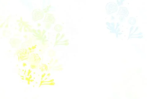 Light Multicolor vector pattern with random forms. Stock Illustration