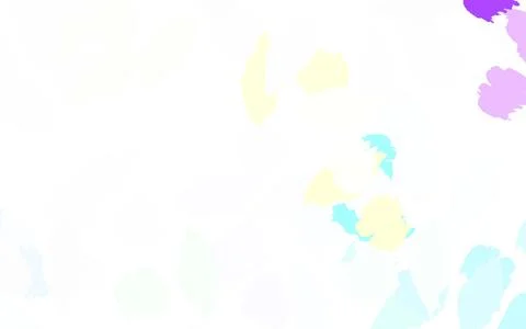 Light Multicolor vector pattern with random forms. Illustrazione stock