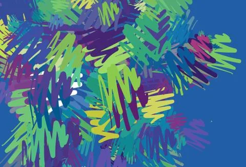 Light Multicolor vector pattern with sharp lines. Stock Illustration