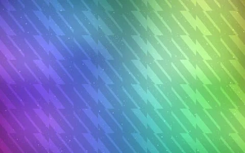 Light Multicolor vector pattern with sharp lines. Modern geometrical abstract Stock Illustration