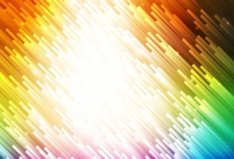 Light Multicolor vector pattern with sharp lines. Illustrazione stock