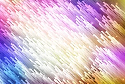 Light Multicolor vector pattern with sharp lines. Stock Illustration