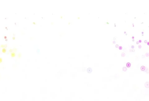Light Multicolor vector pattern with spheres. Stock Illustration