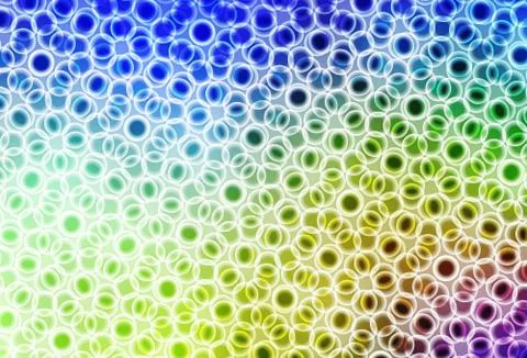 Light Multicolor vector pattern with spheres. イラスト素材