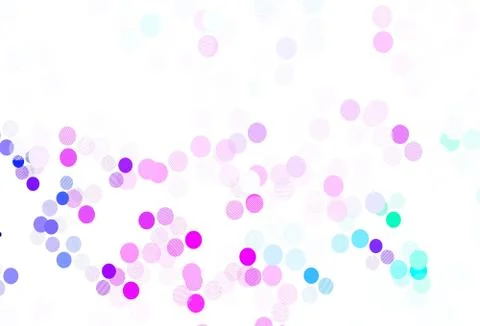 Light Multicolor vector pattern with spheres. 스톡 일러스트