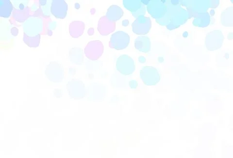 Light Multicolor vector pattern with spheres. Stock Illustration