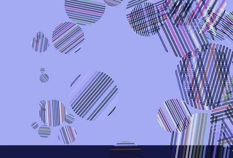 Light Multicolor vector pattern with spheres. Stock Illustration