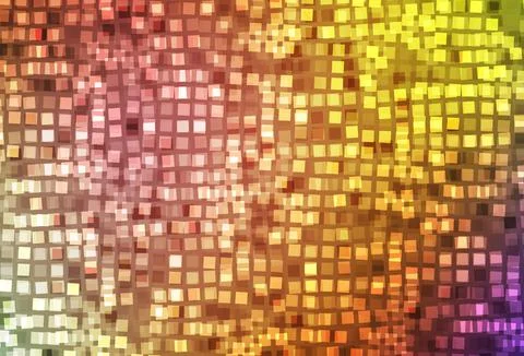 Light Multicolor vector pattern in square style. Illustrazione stock