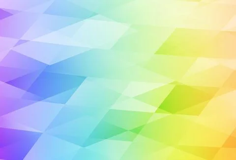 Light Multicolor vector pattern in square style. Stock Illustration