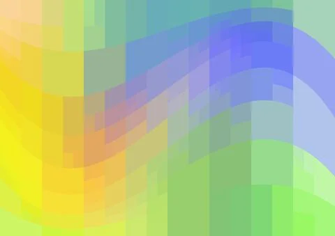 Light Multicolor vector polygonal illustration, which consist of rectangles.  Stock Illustration