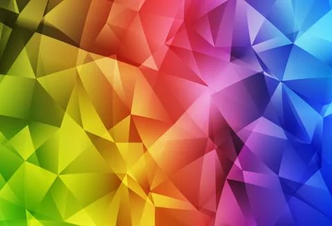 Light Multicolor vector polygonal pattern. イラスト素材