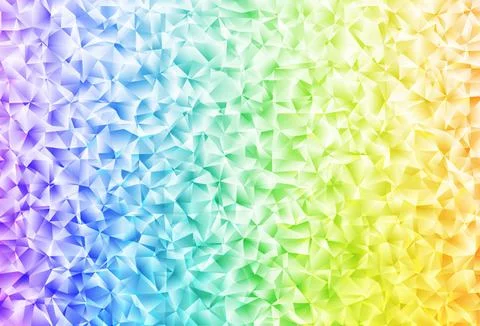 Light Multicolor vector polygonal pattern. Stockillustratie